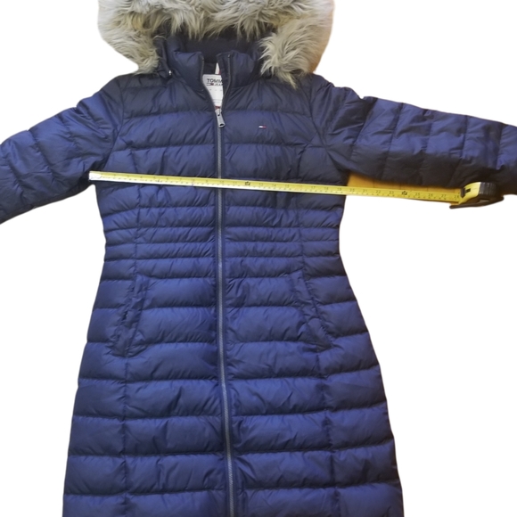 TOMMY HILFIGER puffy jacket . Large/blue. - Picture 2 of 11